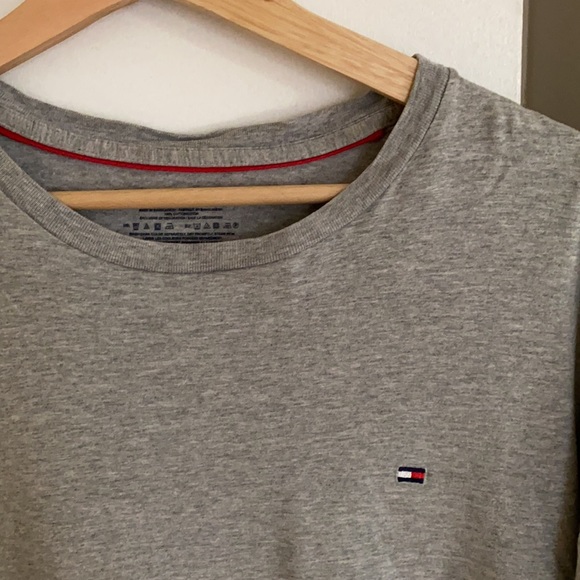 Tommy Hilfiger Light Grey Tee - Picture 2 of 2